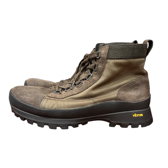 Frye Men’s Korver Olive Green/Black Lace Up Casual Utility Boots 12